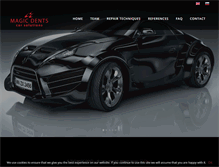 Tablet Screenshot of magicdents.com